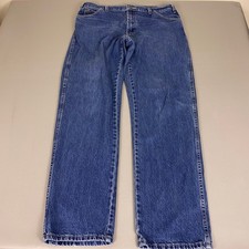 Dickies Jeans Men's Size 38x34 Straight Leg Denim Blue Workwear 100 Cotton EUC