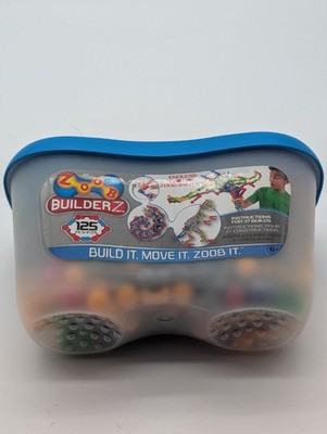 ZOOB BuilderZ Snap-Together Toy Building Set & Storage Box 179 piece set