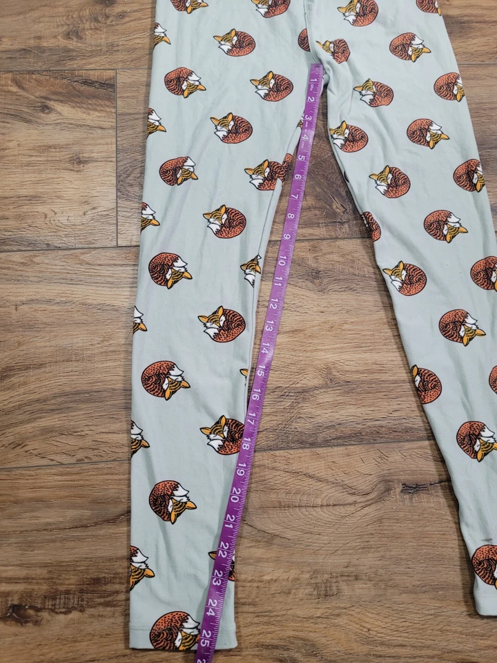 OS LuLaRoe Один Размер Леггинсы Лиса Лесная Природа Редкие! - Изображение 4 из 4