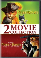 Puss in Boots 2-movie Collection DVD Antonio Banderas NEW
