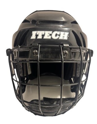 ITECH Hockey Helmet & Face Mask - HC10 Size Small (Black)