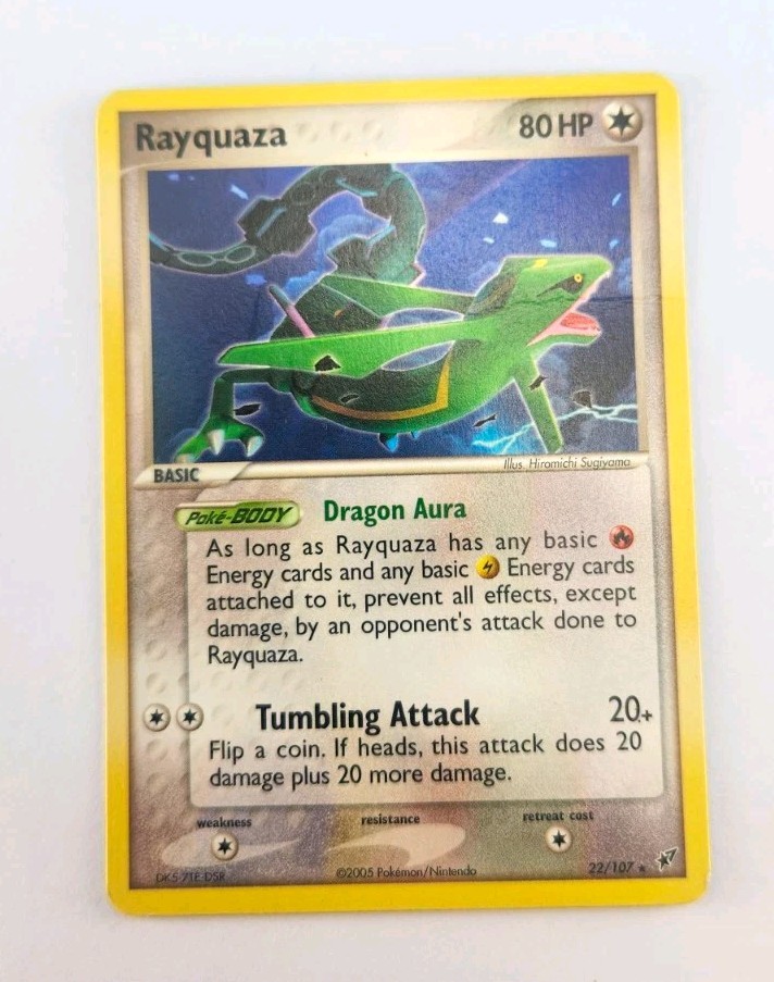 Rayquaza 22/107 Pokemon Deoxys Regular Rare English
