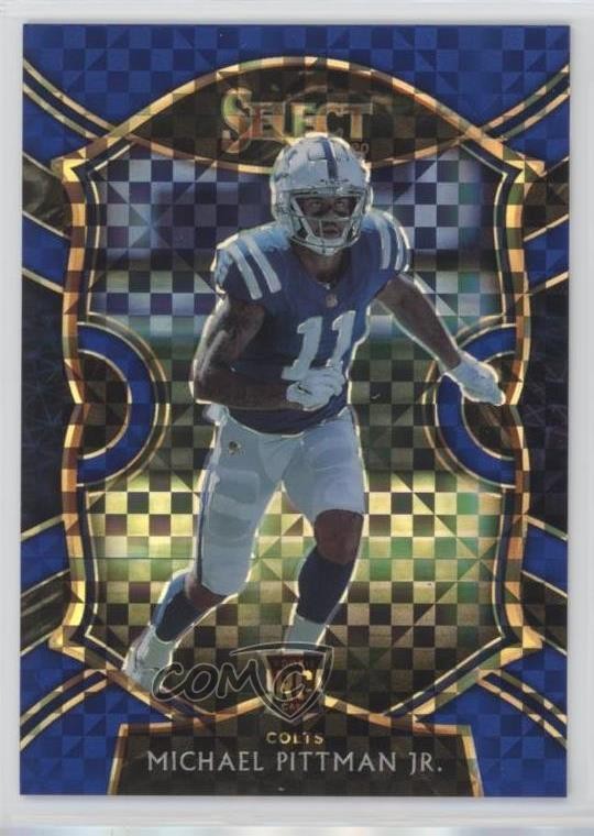 2020 Panini Select Concourse Blue Prizm 44/175 Michael Pittman Jr #62 0nr3