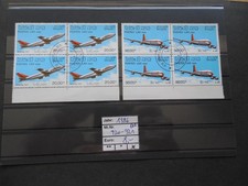 Laos 1986 - Mi.Nr. 920-921 im Viereblock gestempelt - 8,- Euro ( V009)