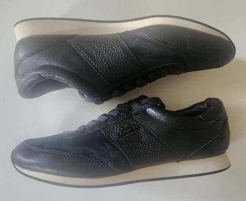 Coach Raylen Black Leather Suede Lace Low Sneakers Shoes A01379 Womens US 10 B - Picture 4 of 9