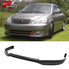 Fit 03-04 Toyota Corolla Type R Front Bumper Lip Spoiler Splitter Unpainted Pp Fit 03-04 Toyota Corolla Type R Front Bumper Lip Spoiler Splitter Unpainted Pp