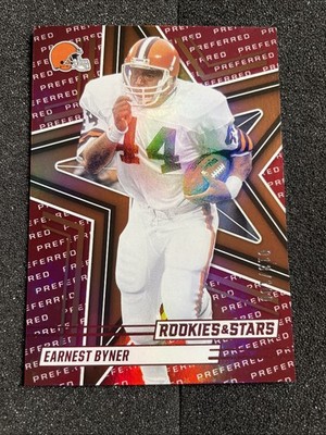 Panini Rookies & Stars #60 Ernest Byner Preferred Red #/100 Browns