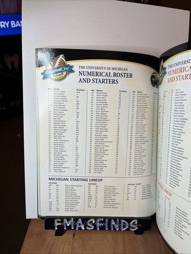 T2 2008 Florida Gators vs Michigan Capital One Bowl Fußballprogramm 1. Januar TEBOW - Bild 3 von 3