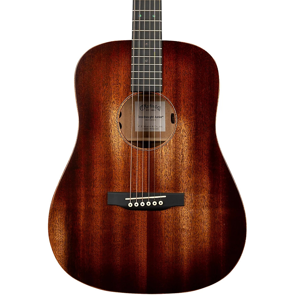Мартин Ди Джей Джуниор Стритмастер Dreadnought Акустико-электрическая гитара Drk Mahogny