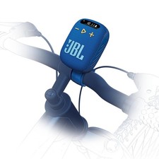 JBL - WIND3BLU FM Bluetooth Handlebar Speaker - Blue