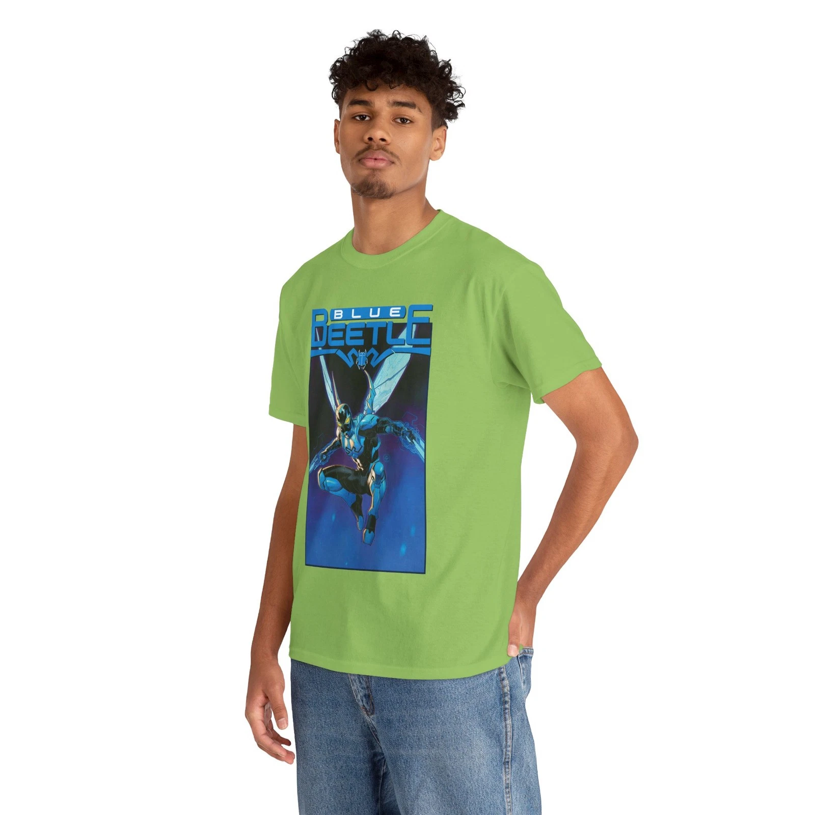 Blue Beetle T-Shirt - Dan Mora Art - Jaime Reyes - DC Comics