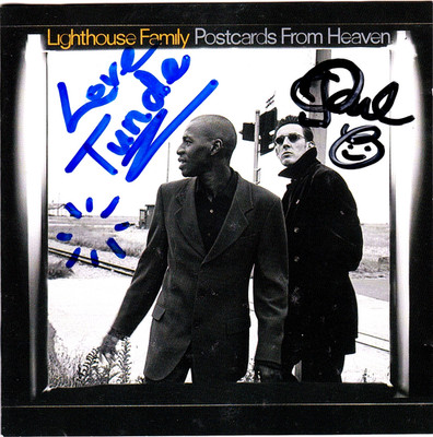LIGHTHOUSE FAMILY 'POSTCARDS FROM HEAVEN' CD 1997 - AUTOGRAPHED