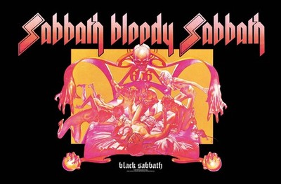 BLACK SABBATH FLAGGE FAHNE SABBATH BLOODY SABBATH POSTERFLAGGE STOFF