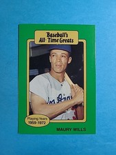 Maury Wills 1987 Hygrade Baseball's All-Time Greats Baseball Card J8622