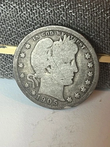 1905 P Barber Quarter Dollar, G