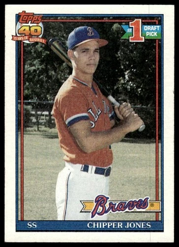 1991 Topps #333 Chipper Jones
