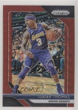 2018-19 Panini Prizm Ruby Wave Prizm Isaiah Thomas #52 1md