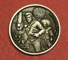HOBO Buffalo Nickel Ash Army of Darkness Made from a Real US Buffalo Nickel