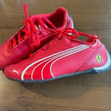 PUMA Ferrari Kids Sneakers Red 22cm US 4 Scuderia Racing Shoes Rare