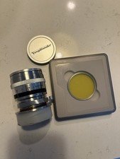 YYE CLA'd Voigtlander Nokton Prominent 50mm 1.5 w Amedeo Adapter Leica M mount