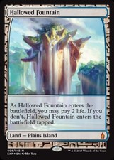 1x Hallowed Fountain - Foil Light Play MTG Magic - Kid Icarus -