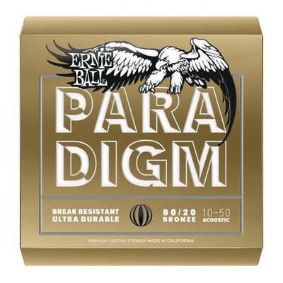 Ernie Ball Paradigm Bronze Extra Light Acoustic Guitar Strings 10-50