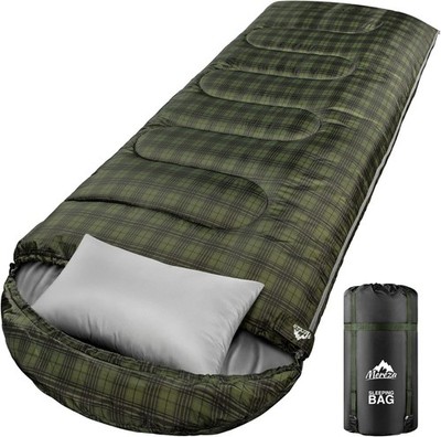0 Degree Winter Sleeping Bag for Adults Kids with Pillow, Cold Weather Sleepi...