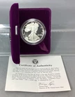 1986 S Proof Silver Eagle - Box & CoA