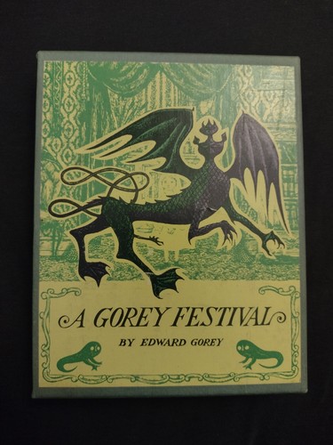 A Gorey Festival book set, Edward Gorey, vintage, macabre, humor