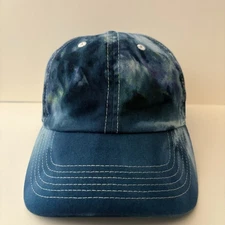 Gelante Blue Tie-Dye Adjustable Baseball Cap One Size Fit All