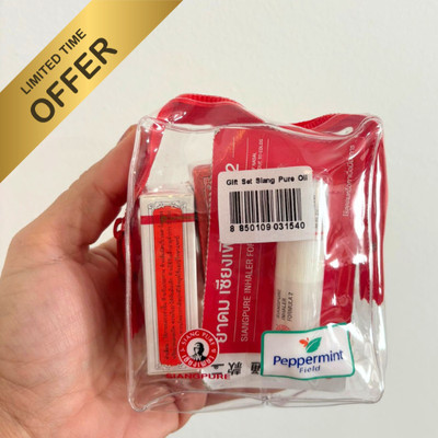 SIANG PURE 3 in 1 Set | Formel 1 Öl + Weißer Balsam + Inhalator