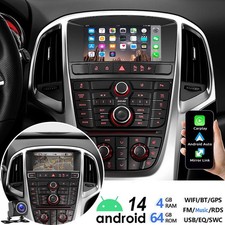 F&uuml;r Opel Astra J 2010-2015 Android 15 4+64GB Carplay Autoradio GPS Navi WiFi RDS