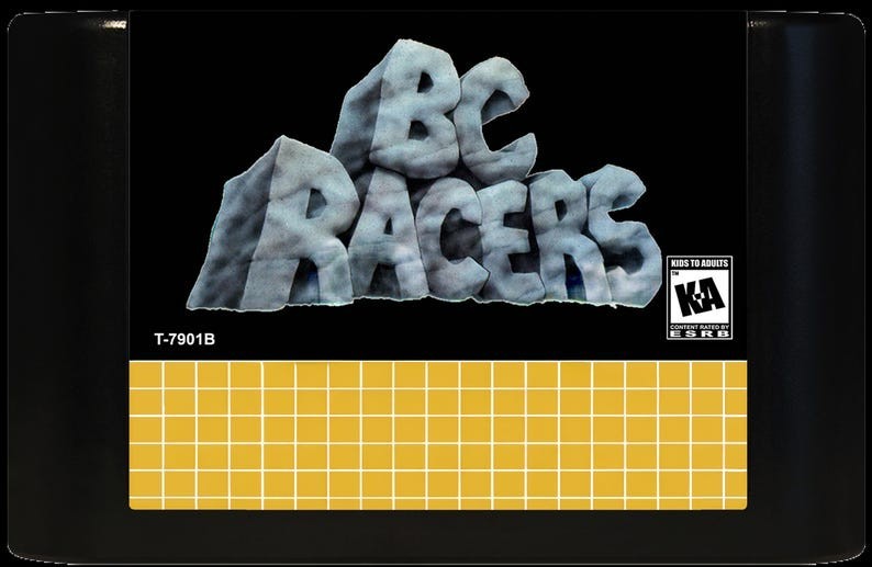 BC Racers – 32X-Compatible Cartridge (Standard Shell) | Reissued Edition