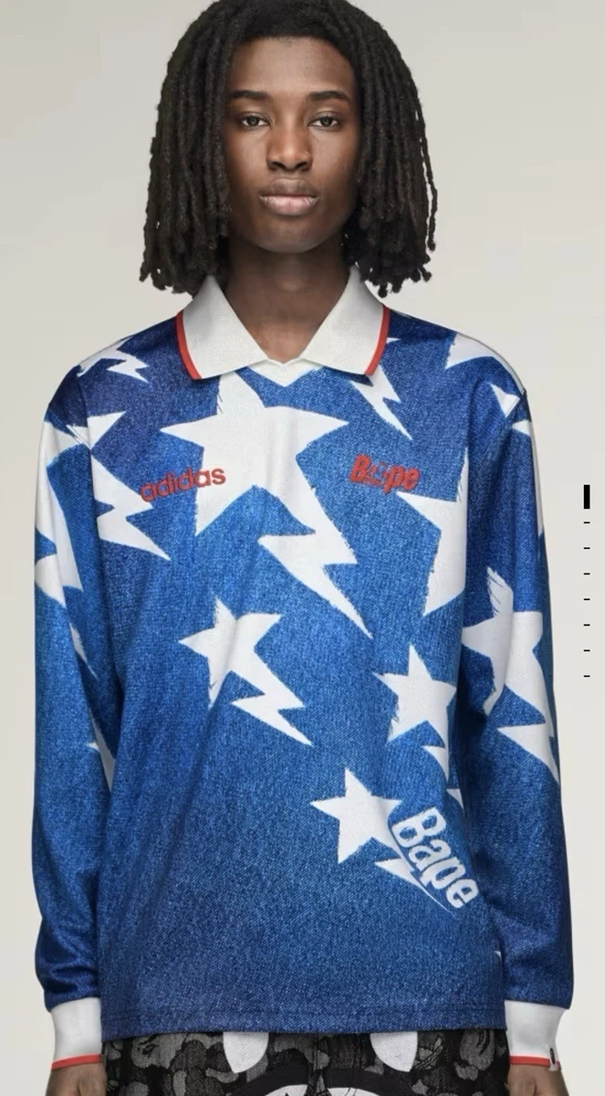 A Bathing Ape Long Sleeve Blue Shirts for Men for sale | eBay