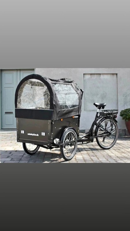 Christiania Cargo bike straight  box, Prairie Rain cover, 7Speed, exc condition