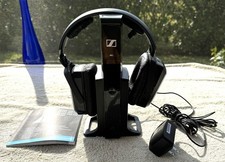 SENNHEISER WIRELESS HEADPHONES HDR 165 WITH TR 166 BASE  MANUAL