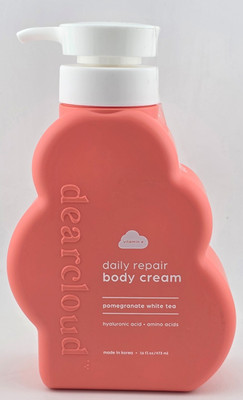 Dearcloud Daily Repair Body Cream Pomegranate White Tea 16 fl oz Sealed
