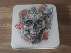 2018 Palau La Catrina Skull 1 oz .999 Silver Coin~ Day of the Dead With COA BOX