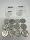 lot of 12 JFK 90%Silver half dollars + 2x American Eagle Dollars