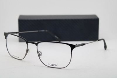 NEW FLEXON EP1124 001 BLACK AUTHENTIC FRAMES EYEGLASSES 56-19