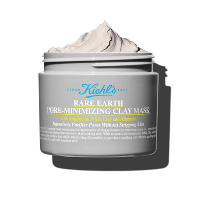Kiehl'S Rare Earth Pore Minimizer Face Mask, with Bentonite and Amazonian White 