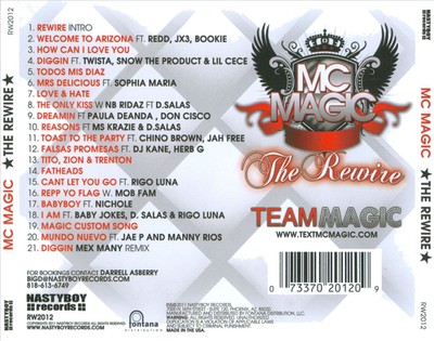 MC MAGIC THE REWIRE NEW CD