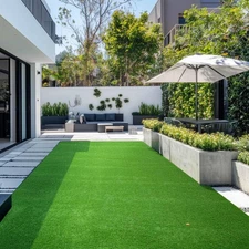 Yescom Artificial Grass Turf Backyard Decor 33'x3'x2PCS (198 Sq.Ft) 0.8" Pile