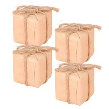 4 Pcs Doll House Mini Gift Box Birthday Miniature Ornaments Decorations