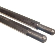 Pair of Hex Garage Door Winding Bars – 24" Length (5/8" to 1/2")