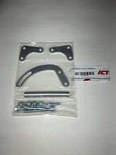 ICT Billet 551522 Power Steering Bracket Billet Aluminum Long Water Pump for SBC