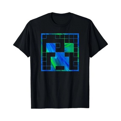 Minecraft Creeper Tie Dye Big Face T-Shirt FREESHIPS 