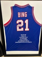 dave bing signed jersey