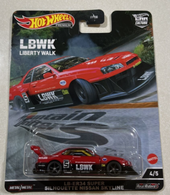 NEW 2022 Hot Wheels Mountain Drifters LB-ER34 Nissan Skyline