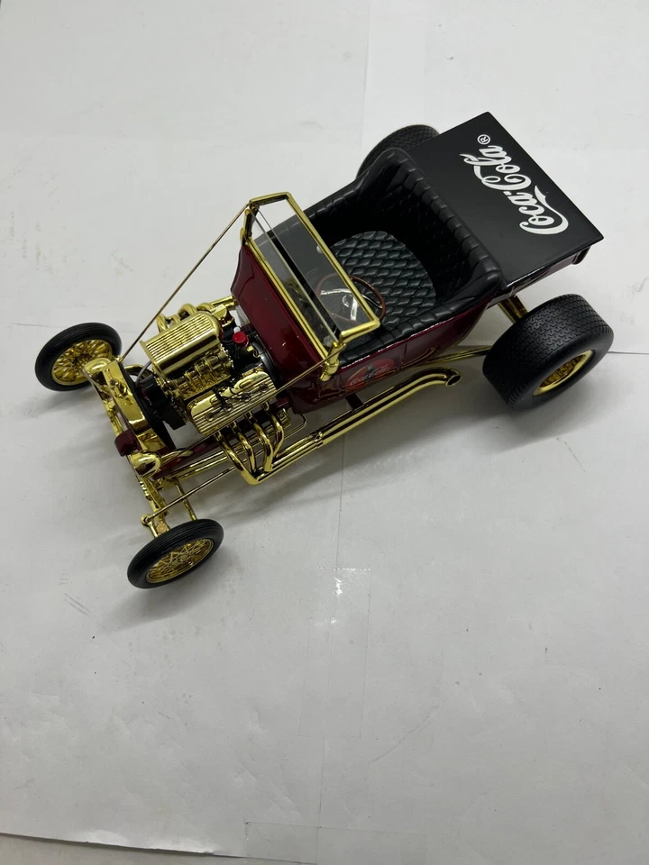 Johnny Lightning Coca Cola 1923 Ford T-Bucket 1:18 Scale Die cast Car Red - Image 2 of 4